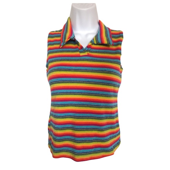 Rainbow Stripe top by the great escape - Picture 2 of 4